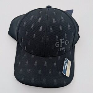 Ahead Golf Hat Cap Black GFC 1899 Mid Fit Performance Snapback NWT New